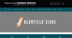 Desktop Screenshot of blomfieldsigns.co.nz
