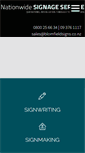 Mobile Screenshot of blomfieldsigns.co.nz